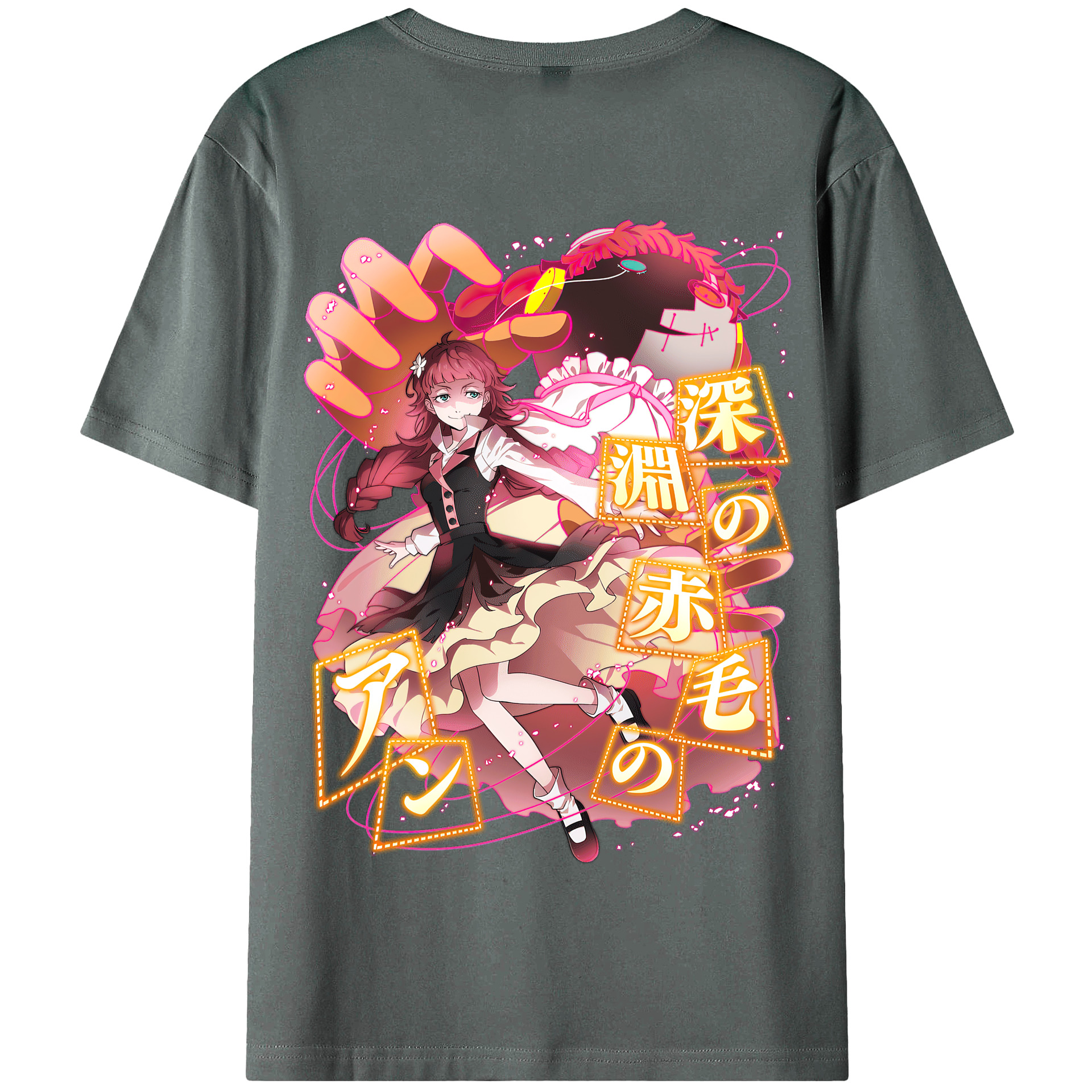 （画像用） 文豪ストレイドッグス Bungo Stray Dogs 綿100％半袖Tシャツ（背面プリント）